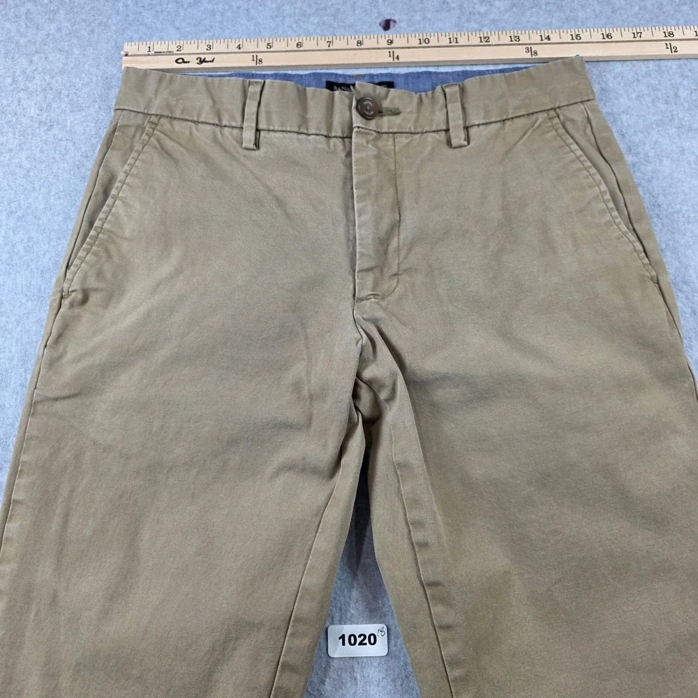 Banana Republic Mason Chino Mens 29x32‎ Khaki Tan Athletic Tapered Pants Cotton